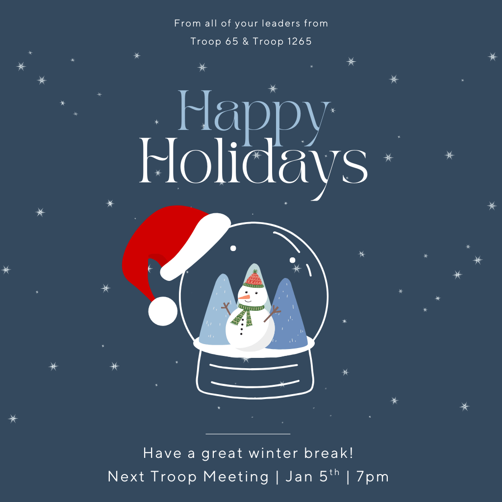 Troop 65 Happy Holidays